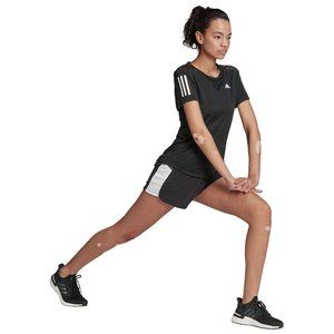 New ADIDAS Women's Pacer Colorblocked Knit Training Shorts